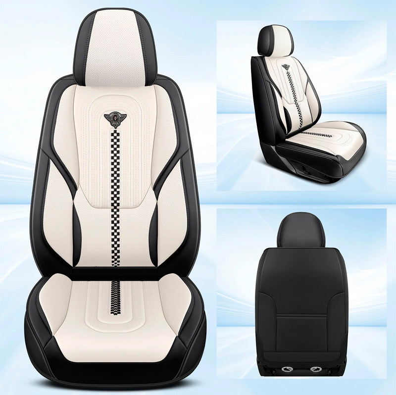 Capa Universal Completa Para Carro Izurus em Couro Legítimo +BRINDES: 3 Tapetes Para Carro