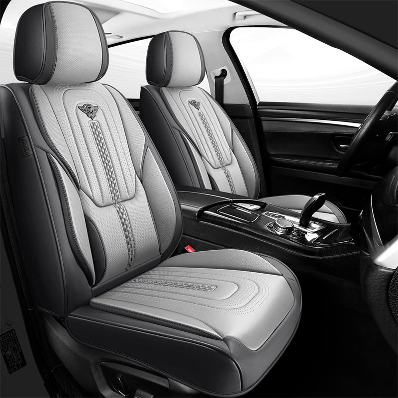 Capa Universal Completa Para Carro Izurus em Couro Legítimo +BRINDES: 3 Tapetes Para Carro