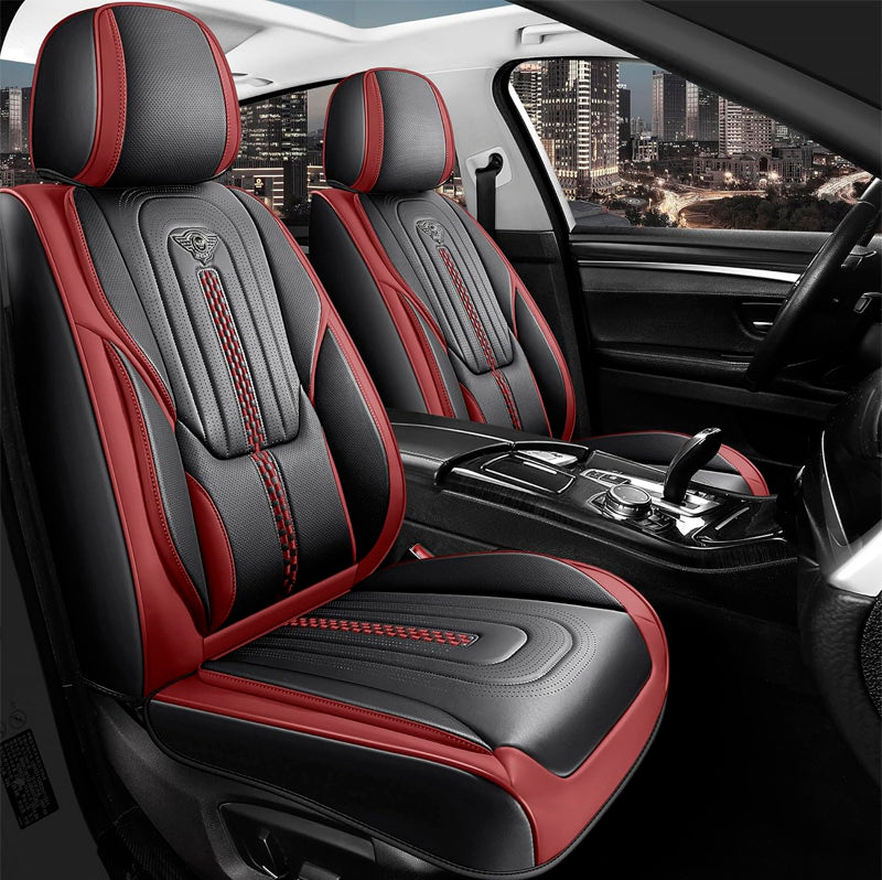 Capa Universal Completa Para Carro Izurus em Couro Legítimo +BRINDES: 3 Tapetes Para Carro