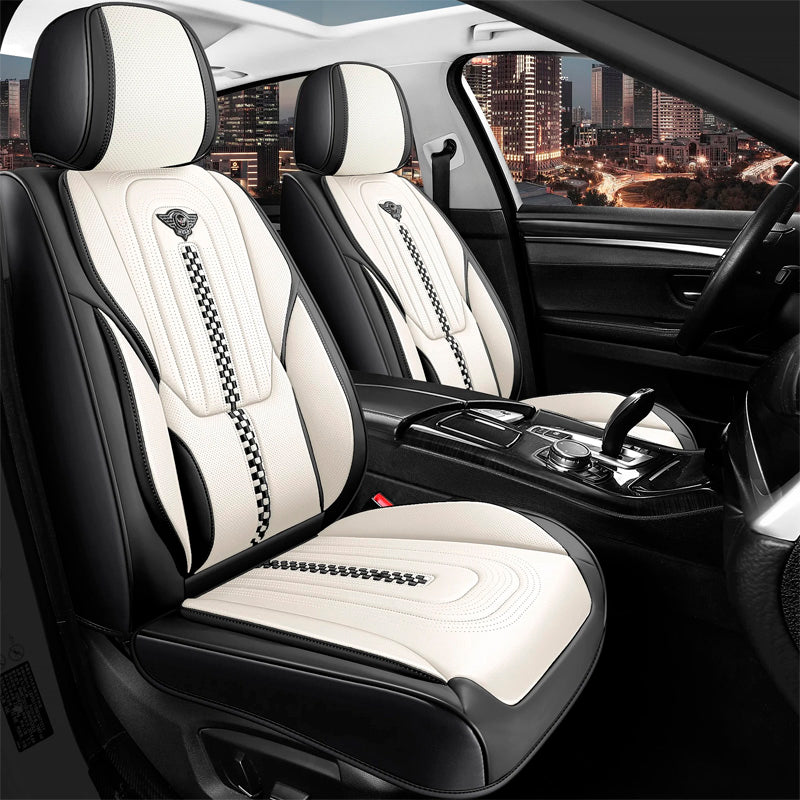 Capa Universal Completa Para Carro Izurus em Couro Legítimo +BRINDES: 3 Tapetes Para Carro