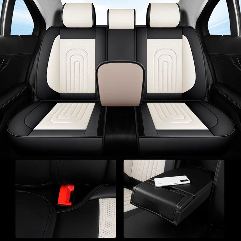 Capa Universal Completa Para Carro Izurus em Couro Legítimo +BRINDES: 3 Tapetes Para Carro