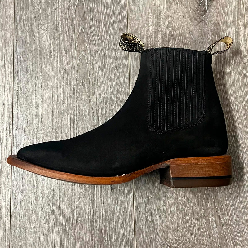 Kit Bota Barreto em Couro Legítimo Ortopédico +3 BRINDES: Faca Bainha e Cinto