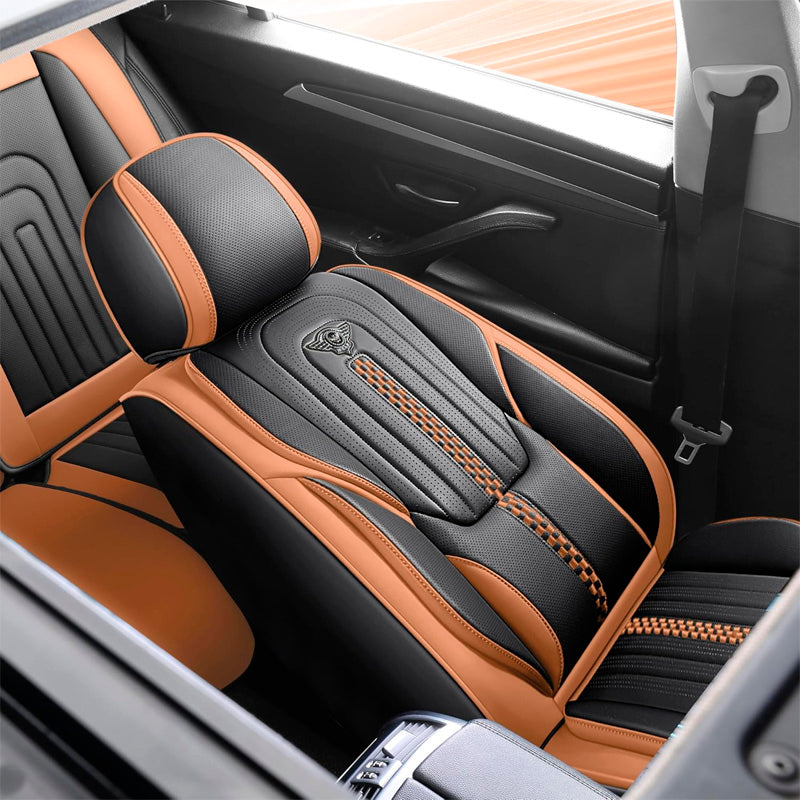 Capa Universal Completa Para Carro Izurus em Couro Legítimo +BRINDES: 3 Tapetes Para Carro