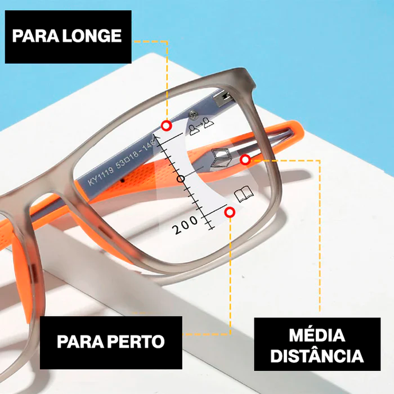 [COMPRE 1 LEVE 2] Óculos MultiFocal com Tecnologia Vision Sync | O Único que se Adapta ao seu Grau