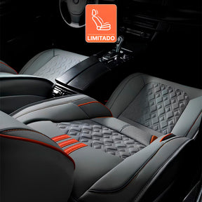 Capa Universal Veron Completa para Carro em Couro Legítimo +3 BRINDES: Tapetes Automotivos