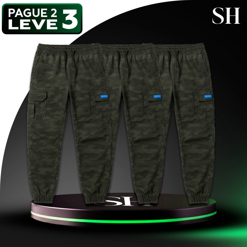 [Leve 3 Pague 2] Calça Militar Titan em Tecido RipStop e Poliéster (Qualidade e Robustez Para Encarar de Tudo!)