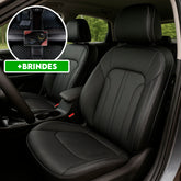 Capa Universal Diamond Completa para Carro em Couro Legítimo +3BRINDES: Tapetes Automotivos