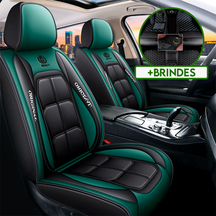Capa Universal Thunder Completa Para Carro em Couro Legítimo + 3 BRINDES: Tapetes Automotivos
